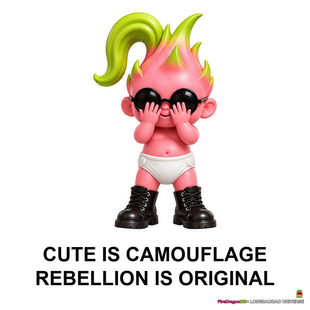 CUTE IS CAMOUFLAGE，REBELLION IS ORIGINAL