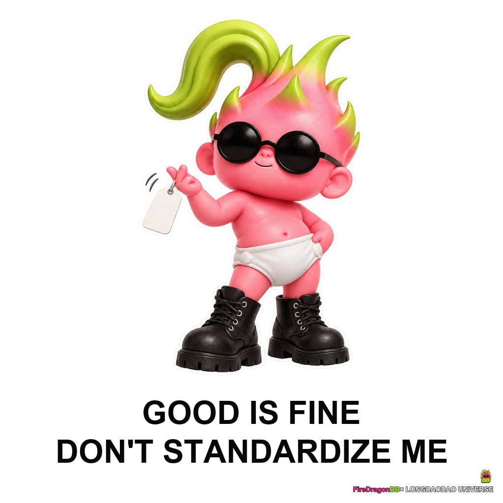GOOD IS FINE，DON'T STANDARDIZE ME