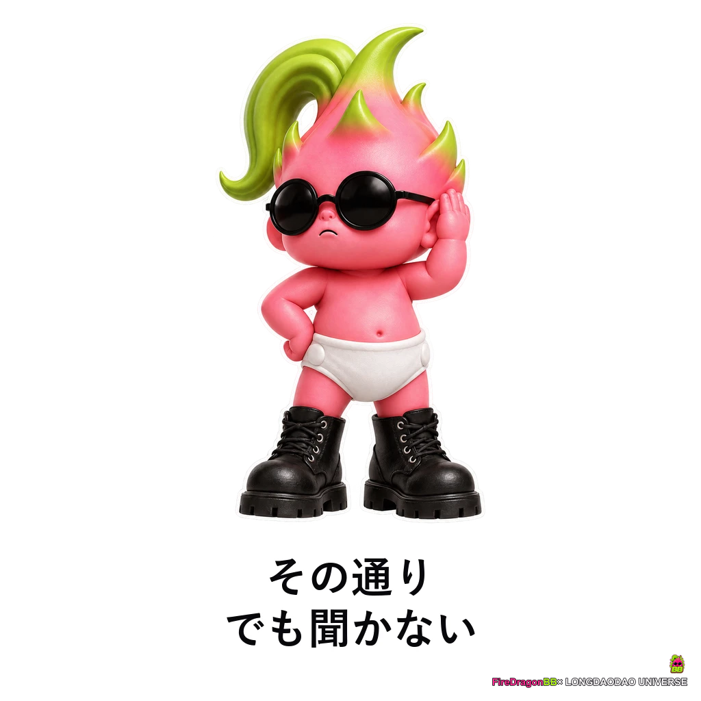 その通り，でも聞かない