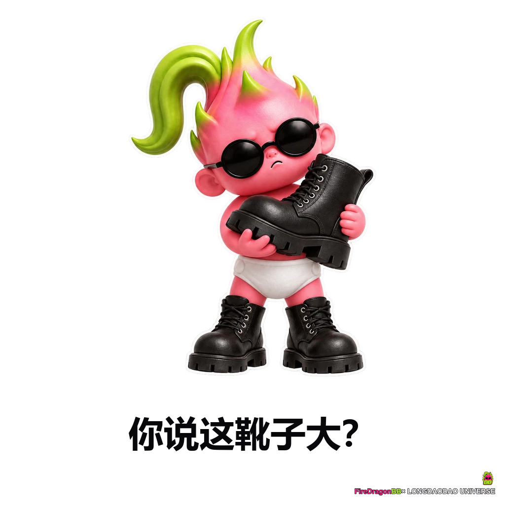 你说这靴子大？